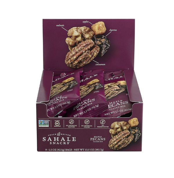 Sahale Snacks Maple Pecan Glazed Mix 1.5oz 9ct